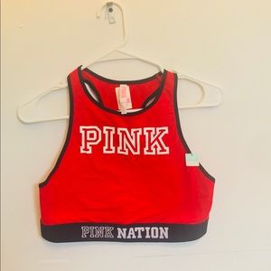 NEW Pink Crop sports bra